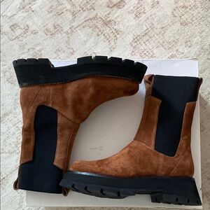 3.1 Phillip Lim Kate-Lug Sole Combat Boot Wmns sz. 37 Saddle